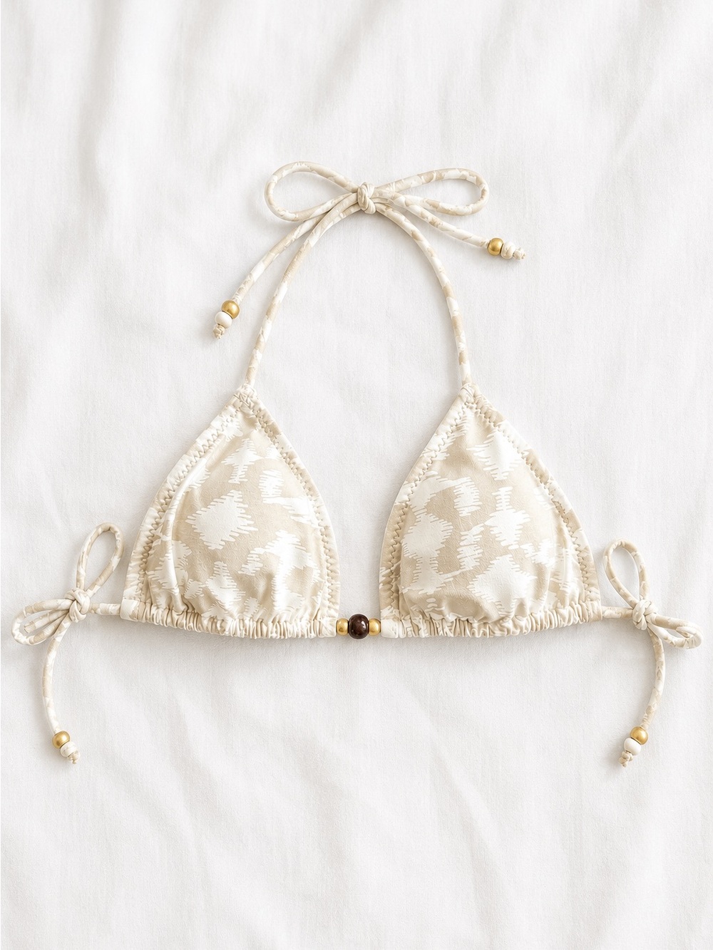 Eberjey Gisele Top in Sand Dune Hidden Cove Bikini Top